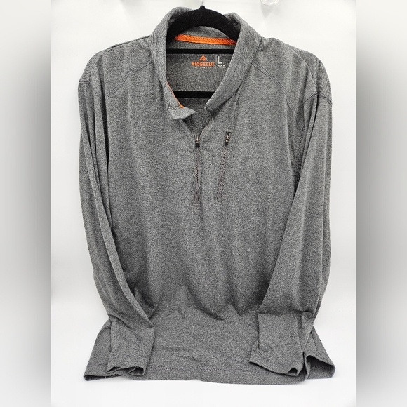 Ridgecut Toughwear Other - Ridgecut Toughwear Grey Quarter-Zip Performance Pullover Chest Pocket Size L